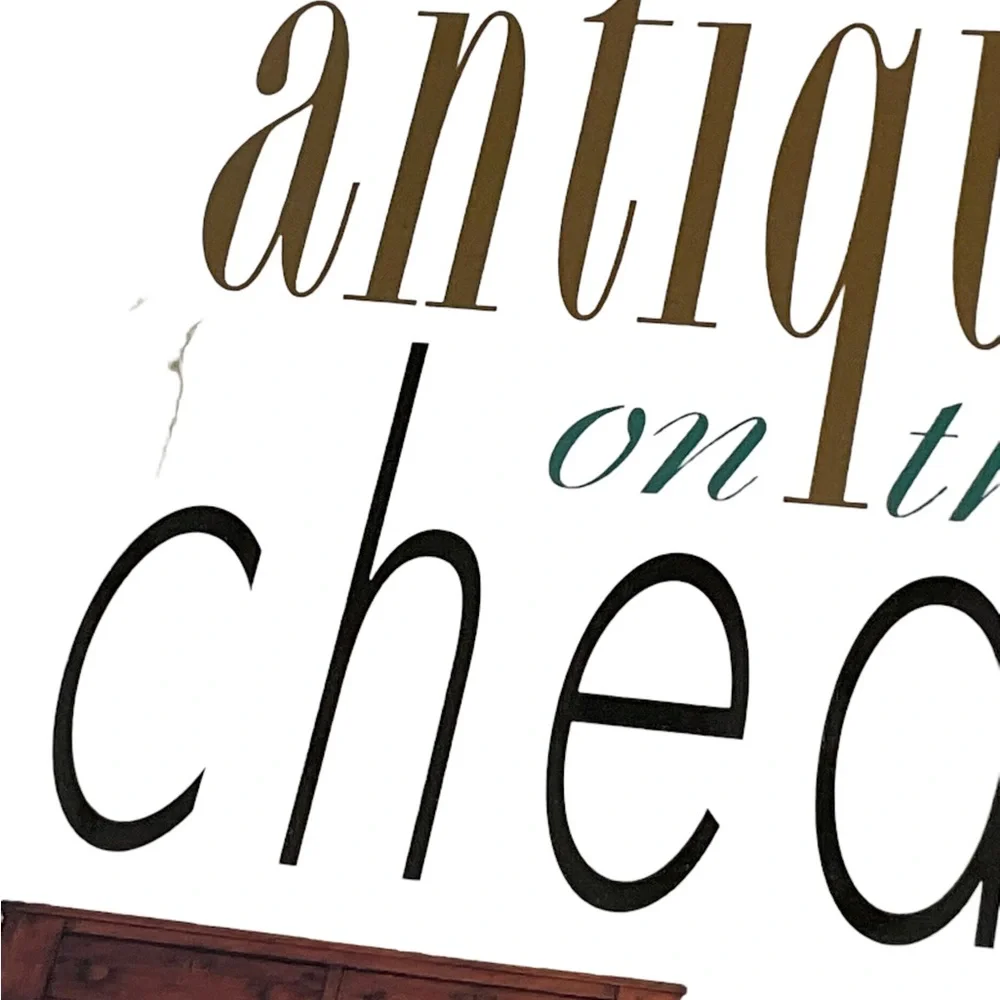 Antiques on the cheap book by James w. McKenzie